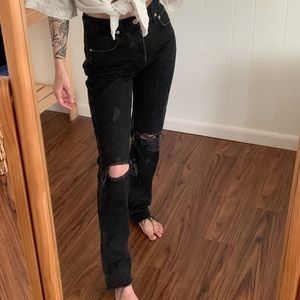 Cherie High Rise Straight in Distortion
AGOLDE